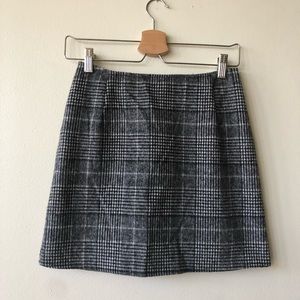 Motel Rocks Check Mini Skirt